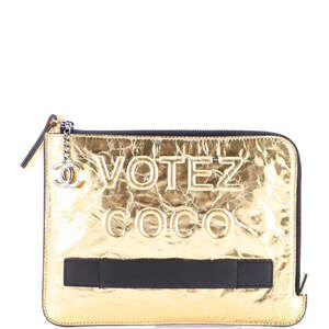 Chanel Votez Coco Pouch Embossed #194249C10B